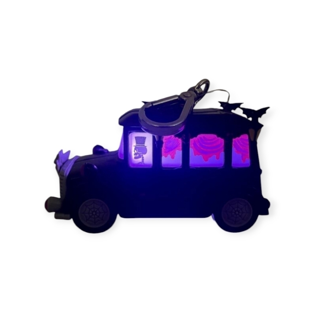 Bath and Body Works Halloween Hearse Pocketbac Holder Goth Light Sound NWT